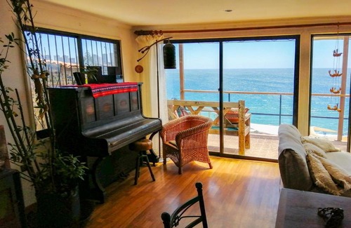 Concon House | Casa Concon Piscina y Terraza Vista Al Mar