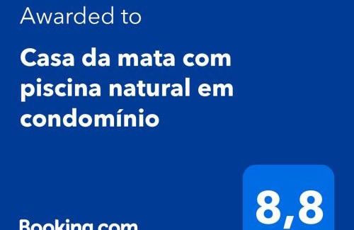 Parque das Palmeiras House | Casa da mata com piscina natural em condomínio