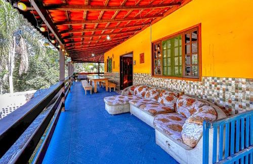 Sao Paulo House | Casa de campo com churrasq e piscina em Embura SP