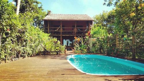 Itacare House | Casa de Temporada 4 Coqueiros, Piscina, 16 Hóspedes, 4 Suítes e Churrasqueira em Itacaré na Bahia