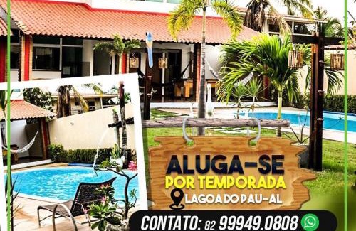 Coruripe House | Casa de temporada com 6 quartos na Praia da Lagoa do Pau Coruripe - AL
