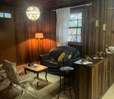 Sulbrasileiro House | Casa Rústica na Lagoa-15 min do praia comWi-Fi quartos 2 possui cama de casal e 3 solteiro ideal para 5 pessoas