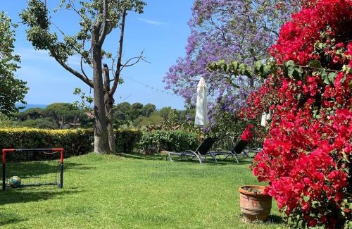 Sant Vicenc de Montalt Villa | Casa Toscana barbacoa vista mar