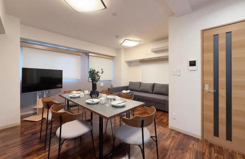 Hiroshima City Centre Apartment | Casaen by b hotel - Secure 1BR Apt with Dining & Living Space