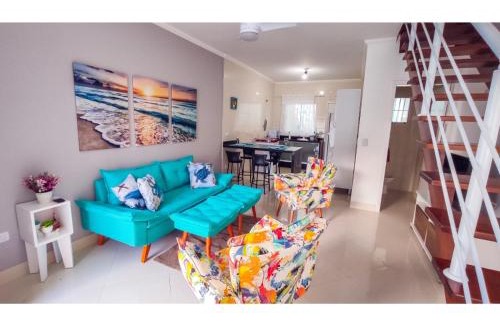 Caraguatatuba House | Chalé Aloha - 100m da praia e vista pro mar