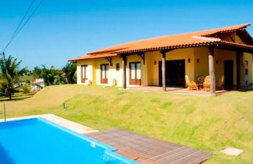 Zumbi House | Chalé com Piscina Privada Vista mar