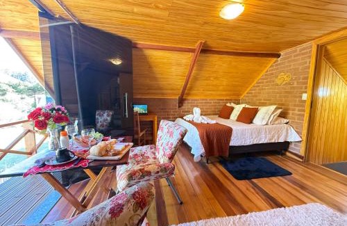 Sao Bento do Sapucai Apartment | Chalé Embahu com Hidromassagem e Lareira