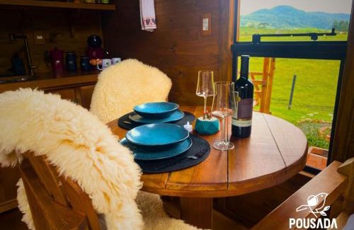 Bom Retiro House | Chalé na Pousada Eco das Aves próximo a vinícola Thera