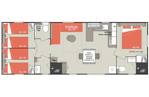 Lauwersoog Ski Chalet | Chalet Aventura 1-6 pers- 3 slaapk- 2 badk- Berging- Inchecken al vanaf 13 uur