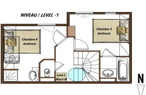 Saint-Marcel Ski Chalet | Chalet de charme 8 pers avec parking, cheminée et terrasse - Saint-Martin-de-Belleville - FR-1-452-35
