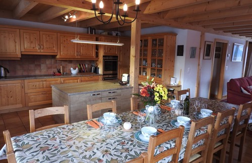 Leysin Ski Chalet | Chalet le Mûrier Family chalet about 200m2 with 5 bedrooms, very cozy with a nice view over the Alps