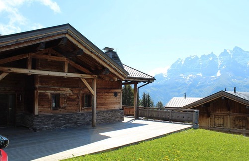 Val d'Illiez Ski Chalet | Chalet Luxe 1850 ski Or Magnificent View Tooth of Afternoon
