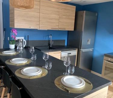 Albertville Apartment | Chaleureux T4,Netflix, petit déjeuner offert, boisson rafraîchissante pour la bienvenue, repas du soir fondue, raclette sur demande possibilité de le réserver à la semaine, contactez-nous en privé
