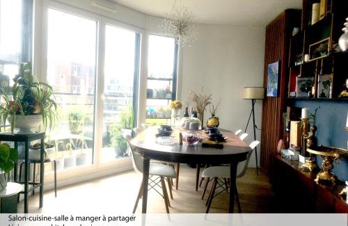 Petit-Colombes House | Chambre privée dans un roof-top unique vue 360°