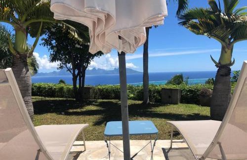 Punaauia Apartment | Chambre totalement équipée avec vue imprenable!