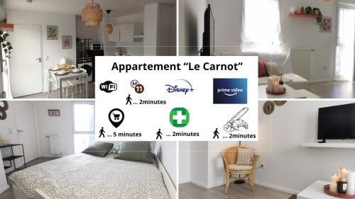 Romainville Apartment | Charmant appartement cosy et paisible proche Paris - métro à 2min