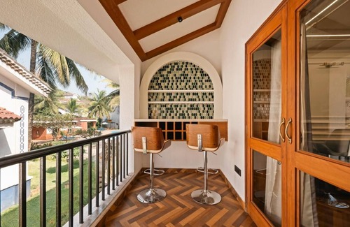 Arpora Apartment | Charming 2-bedroom apartment with fitness room, WiFi in delightful Arpora