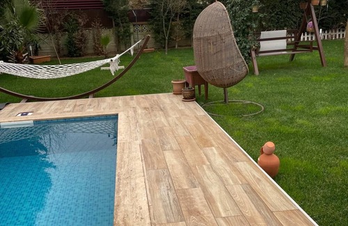 Sapanca Villa | Charming 2-bedroom villa with hot water Pool, AC, WiFi in peaceful Sapanca