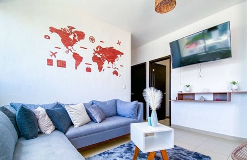 Puerto Juarez Apartment | Charming 2BD PH w/Large Terrace Great for Families