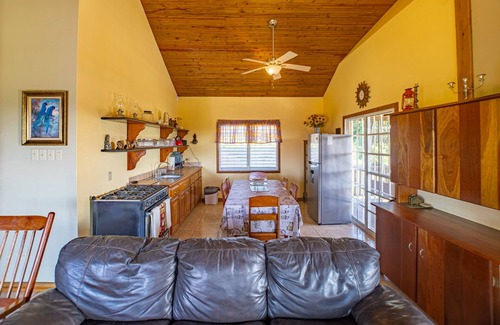 San Antonio Cabin | Charming cabin with private balcony, lush views & eco-friendly features