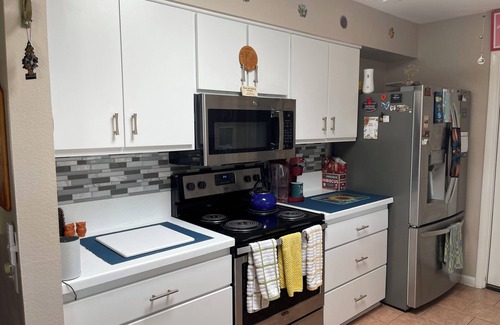 Maricopa County House | Charming main core of Sun City home with AC, WiFi and beautiful patio & pool.