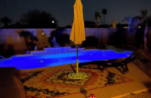 Maricopa County House | Charming main core of Sun City home with AC, WiFi and beautiful patio & pool.