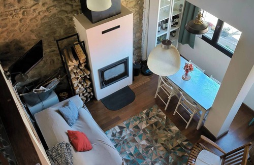 Ribes De Freser Apartment | Charming Rustic Duplex Penthouse