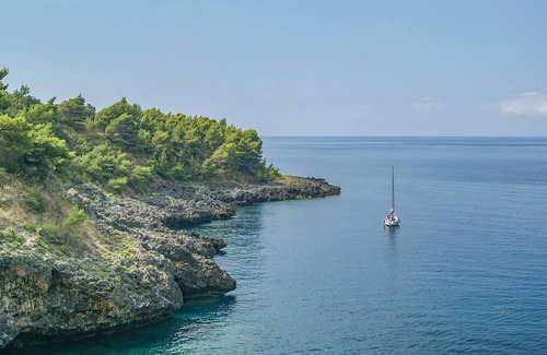 Acquafredda Apartment | Charming vacation apartment in beautiful style with sea view from large terrace.