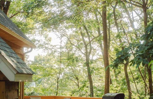 Rockbridge Cabin | Cheerful Two Bdrm Cabin With Hot Tub & Pet Friendly