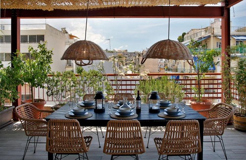 Kerameikos Apartment | Chic Studio With Rooftop Lounge Walk To Acropolis