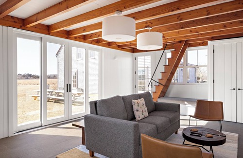 Chilmark House | Chilmark 1-bedroom Bunk house, WiFi, AC. Private Beach, Pets. No kitchen