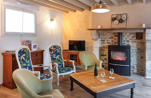 Saint-Marcouf House | Close to the sea in the Marais du Cotentin et du Bessin Regional Nature Park, this cozy vacation hom