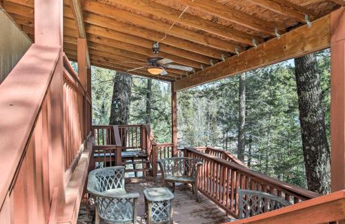 Cloudcroft House | Cloudcroft Cabin with Deck Near Skiing and Fishing!