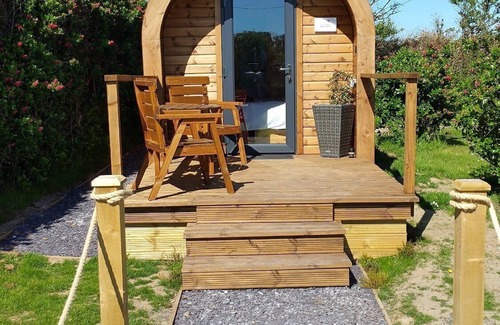 Holyhead RV Rental | Coastal Escape Pod with Bathroom