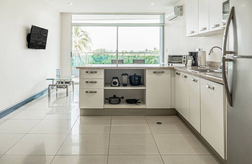 Puntarenas Condo | Coastal Serenity in El Roble: Your Perfect Getaway! Water views and Balcony