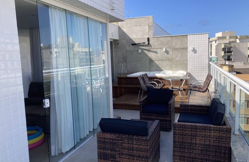 Passagem Apartment | Cobertura Luxo à 50m da Praia Forte Cabo Frio com spa Para 7 Pessoas