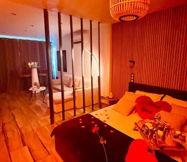 Le Barcares Apartment | Cocon détente pour 2 avec hammam et jacuzzi privé Mer Lac Piscine
