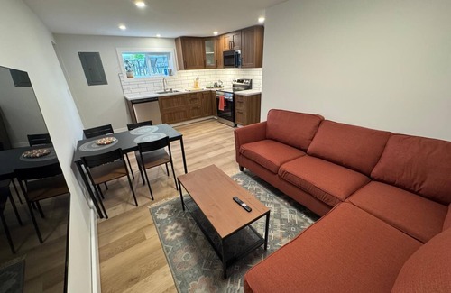 Jasper Apartment | Come On Inn-recently renovated basement suite.