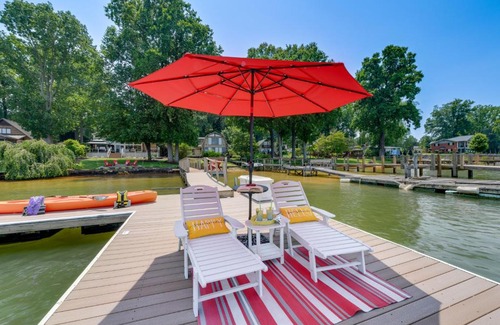 Mayhew House | Commodore Bay Waterfront Home on Lake Norman!