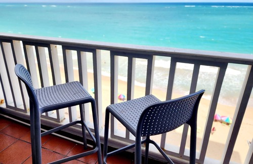 Condado Condo | Condado Beachfront Studio, Incredible view, next to Mariott, secure, king bed