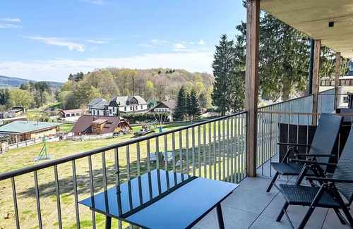 Janske Lazne Apartment | Cosy apartment for 4 people with WIFI, TV, balcony and panoramic view