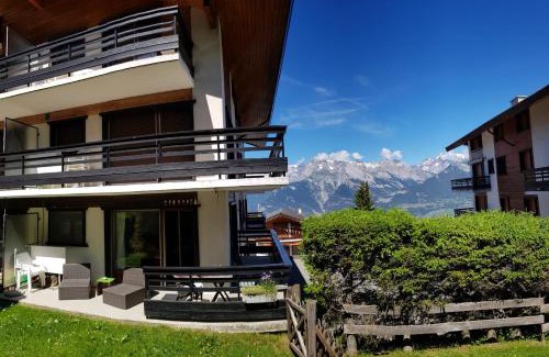 Veysonnaz Apartment | Cosy Centered with Garden and View in Veysonnaz