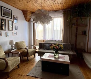 Velka Lomnica Apartment | Cosy mountain home by the pond