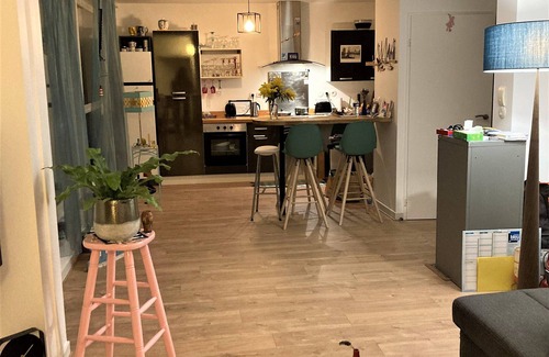 La Rochelle Apartment | Cosy one bedroom flat, + couch in the living room + quiet nice terrace. Parking