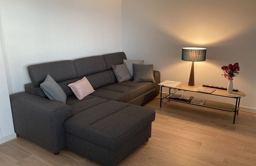 La Rochelle Apartment | Cosy one bedroom flat, + couch in the living room + quiet nice terrace. Parking