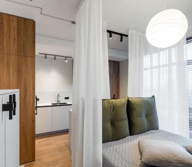 Kaunas Apartment | Cosy Panoramic Studio in the center for 1-2 pers.