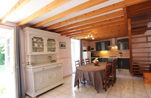 Couville Cottage | Cottage in Cotentin with fireplace and WIFI
