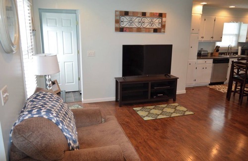 Etoile House | Country setting with mature trees, large deck. Game/Rec room, Fire Pit and Grill