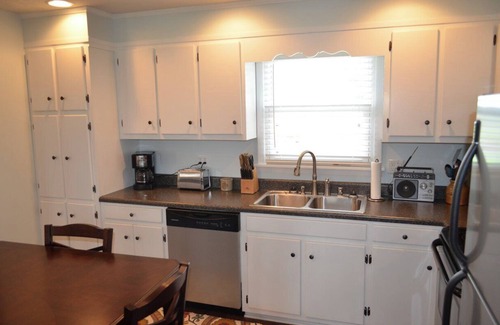 Etoile House | Country setting with mature trees, large deck. Game/Rec room, Fire Pit and Grill
