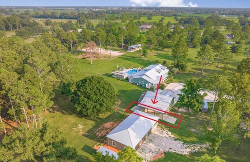 Fairhope RV Rental | Covered RV LOT on a Private Ranch! + Utility Hookups + Amenities!